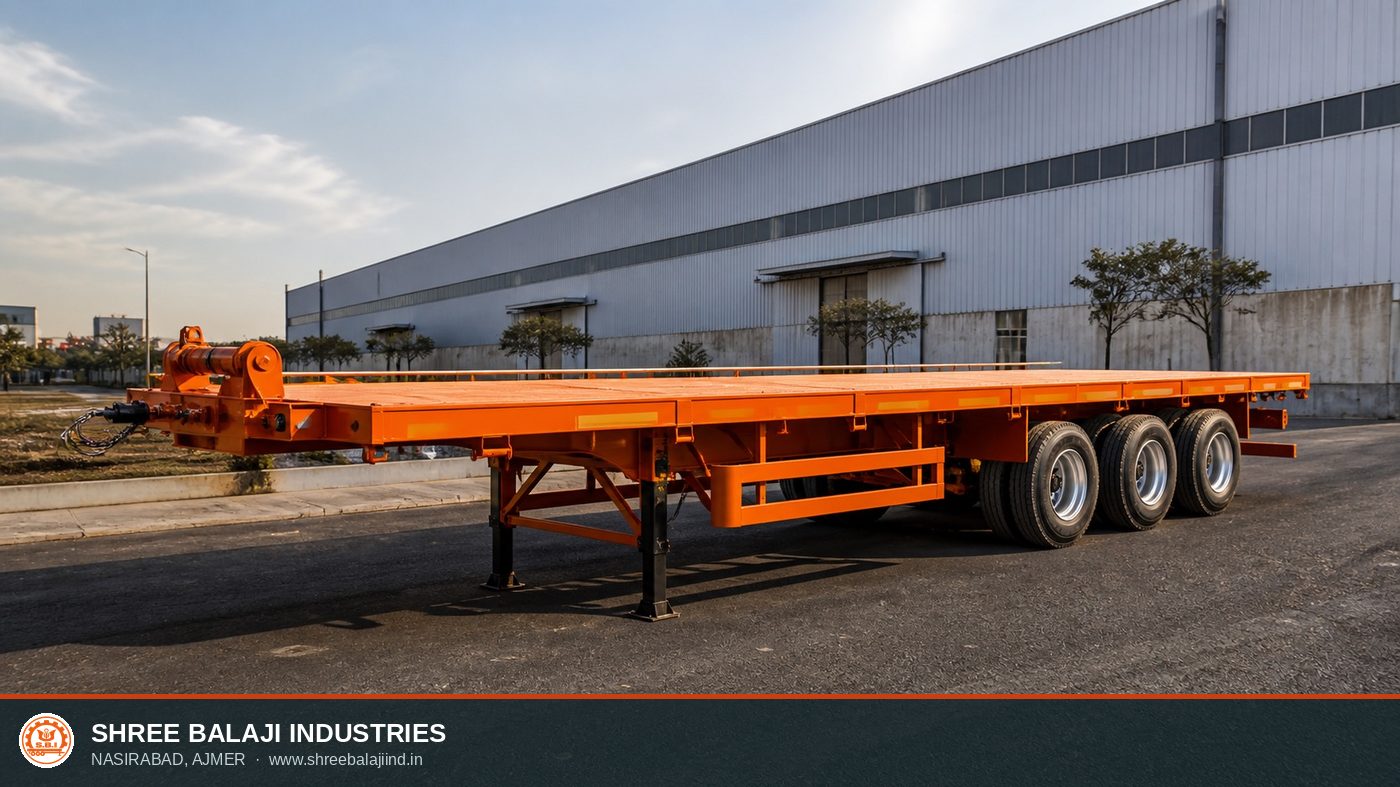 Illustrative 28 Feet HCV Truck Trailer
